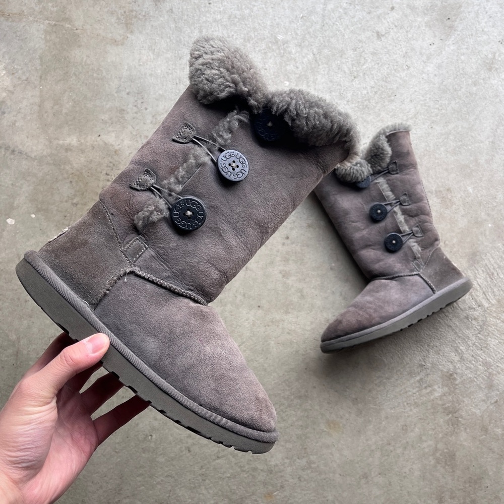 UGG Australia Bailey Button Triplet II Sherpa Lined Boots